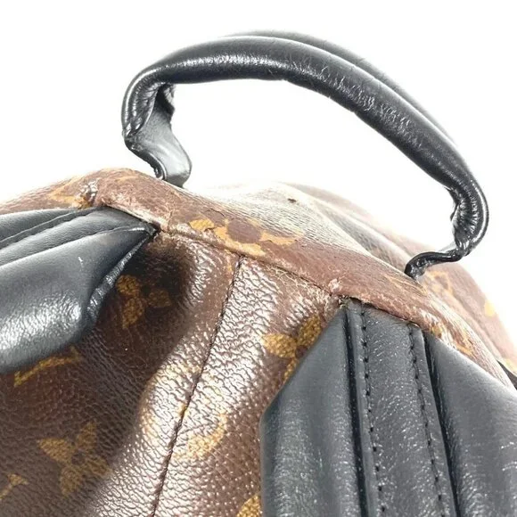LOUIS VUITTON M41560 Monogram Palm Springs PM Mini Backpack Brown/Black - Picture 11 of 15